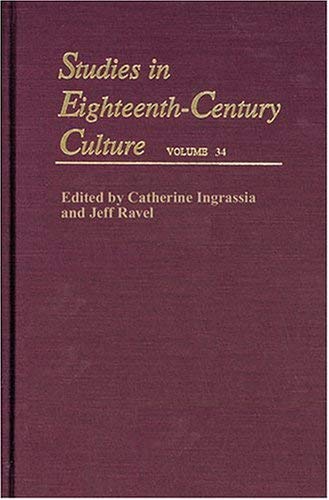 Image for Studies in Eighteenth-Century Culture: Volume 34